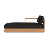 Hayman Teak Chaise Left - Harbour - ShopHarbourOutdoor - HYTK-07BL-TENAT-BAWHI-COPMID