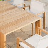 Hayman Teak Dining Table 81" - Harbour - ShopHarbourOutdoor - HYTK-03B-TENAT