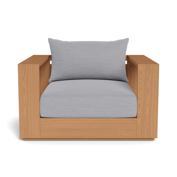 Hayman Teak Lounge Chair - Harbour - ShopHarbourOutdoor - HYTK-08A-TENAT-BAWHI-PANCLO