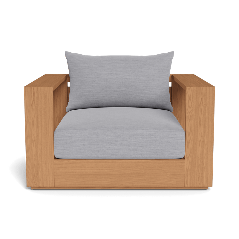 Hayman Teak Lounge Chair - Harbour - ShopHarbourOutdoor - HYTK-08A-TENAT-BAWHI-PANCLO