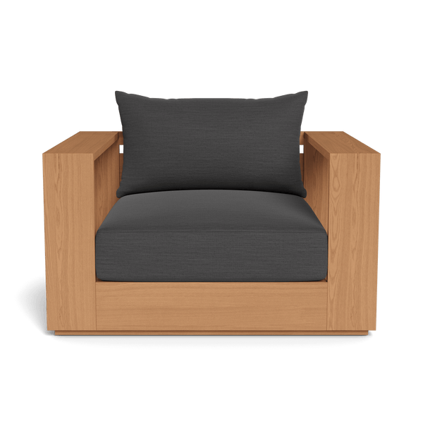 Hayman Teak Lounge Chair - Harbour - ShopHarbourOutdoor - HYTK-08A-TENAT-BAWHI-PANGRA