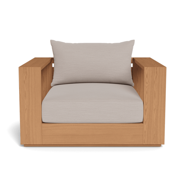 Hayman Teak Lounge Chair - Harbour - ShopHarbourOutdoor - HYTK-08A-TENAT-BAWHI-PANMAR