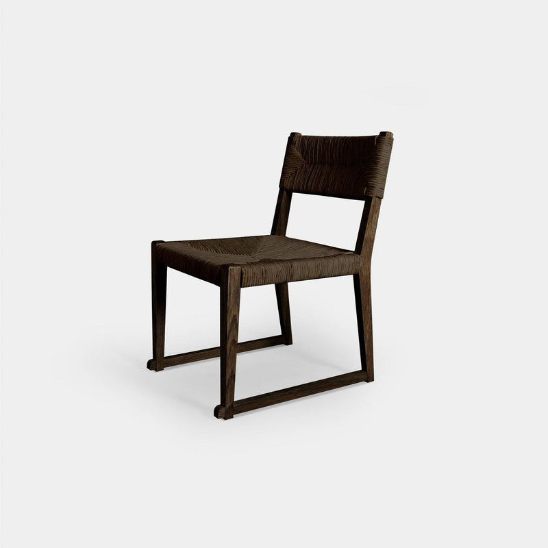 Lara Armless Dining Chair - Harbour - ShopHarbourOutdoor - LARA-01B-CRBRO-ABBRO