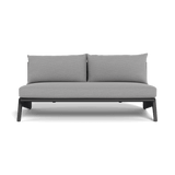 MLB Aluminum 2 Seat Armless Sofa - Harbour - Harbour - MLBA-06B-ALAST-AGOPIE