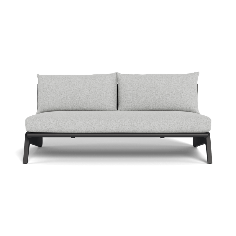 MLB Aluminum 2 Seat Armless Sofa - Harbour - Harbour - MLBA-06B-ALAST-COPSAN