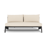 MLB Aluminum 2 Seat Armless Sofa - Harbour - Harbour - MLBA-06B-ALAST-RIVSAN