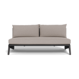 MLB Aluminum 2 Seat Armless Sofa - Harbour - Harbour - MLBA-06B-ALAST-RIVSTO