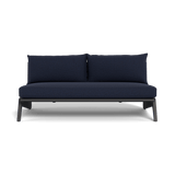 MLB Aluminum 2 Seat Armless Sofa - Harbour - Harbour - MLBA-06B-ALAST-SIEIND