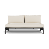 MLB Aluminum 2 Seat Armless Sofa - Harbour - Harbour - MLBA-06B-ALAST-SIEIVO