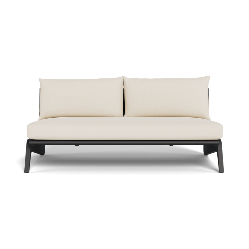 MLB Aluminum 2 Seat Armless Sofa - Harbour - Harbour - MLBA-06B-ALAST-SIEIVO