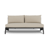 MLB Aluminum 2 Seat Armless Sofa - Harbour - Harbour - MLBA-06B-ALAST-SIETAU