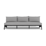 MLB Aluminum 3 Seat Armless Sofa - Harbour - Harbour - MLBA-05C-ALAST-AGOPIE