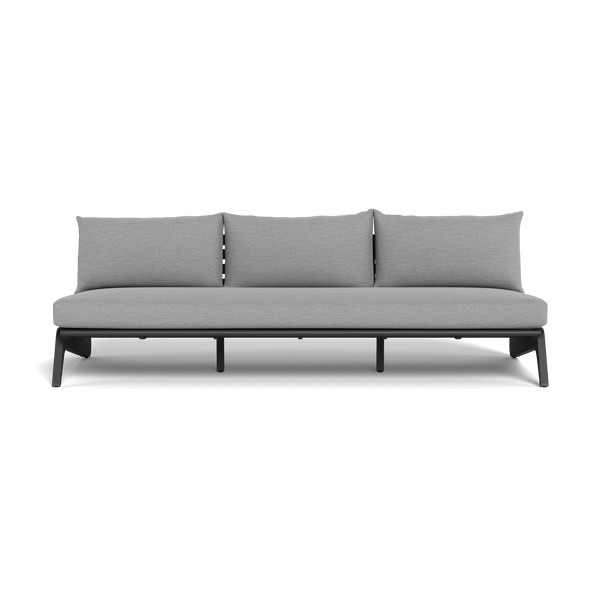MLB Aluminum 3 Seat Armless Sofa - Harbour - Harbour - MLBA-05C-ALAST-AGOPIE