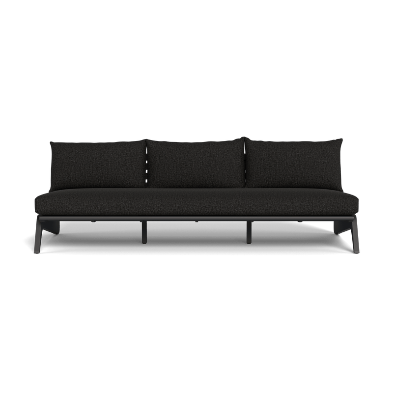 MLB Aluminum 3 Seat Armless Sofa - Harbour - Harbour - MLBA-05C-ALAST-COPMID