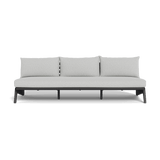 MLB Aluminum 3 Seat Armless Sofa - Harbour - Harbour - MLBA-05C-ALAST-COPSAN