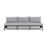 MLB Aluminum 3 Seat Armless Sofa - Harbour - Harbour - MLBA-05C-ALAST-PANCLO