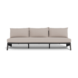MLB Aluminum 3 Seat Armless Sofa - Harbour - Harbour - MLBA-05C-ALAST-PANMAR