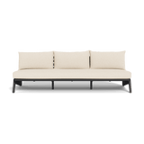 MLB Aluminum 3 Seat Armless Sofa - Harbour - Harbour - MLBA-05C-ALAST-RIVSAN