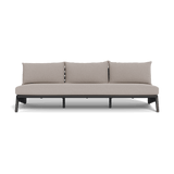 MLB Aluminum 3 Seat Armless Sofa - Harbour - Harbour - MLBA-05C-ALAST-RIVSTO
