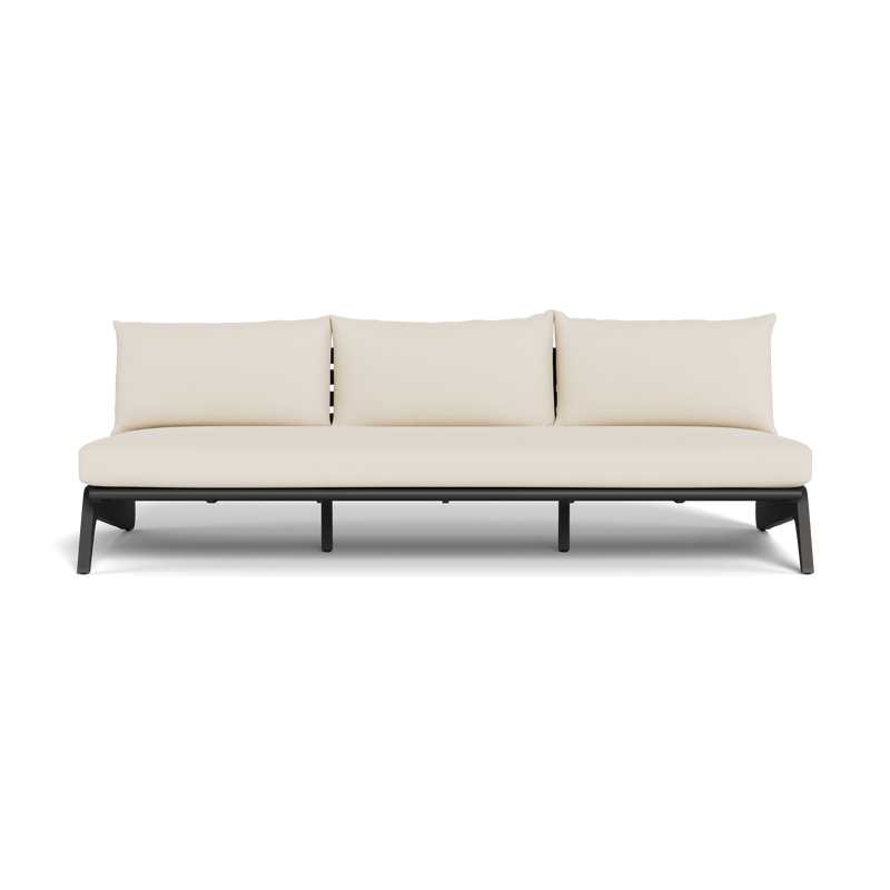 MLB Aluminum 3 Seat Armless Sofa - Harbour - Harbour - MLBA-05C-ALAST-SIEIVO