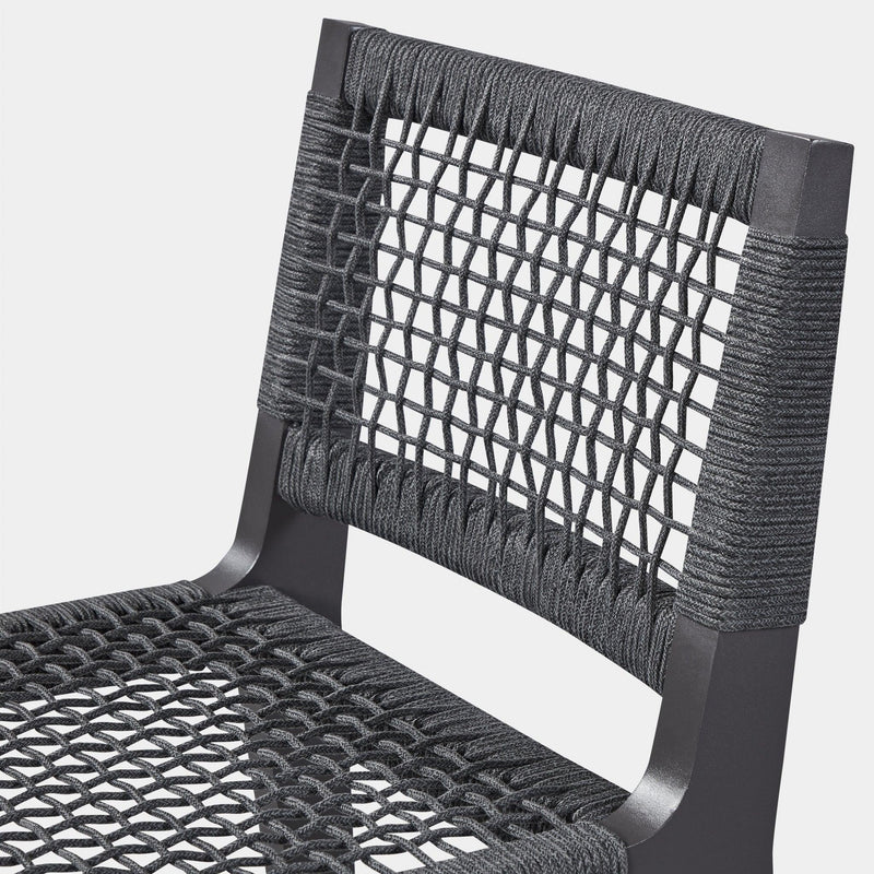 MLB Aluminum Armless Dining Chair - Harbour - Harbour - MLBA-01B-ALAST-RODGR