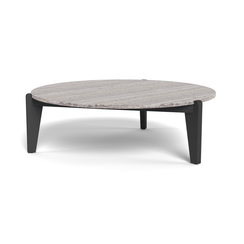 MLB Aluminum Round Coffee Table - Harbour - Harbour - MLBA-10A-ALAST-TRGRE