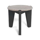 MLB Aluminum Round Side Table - Harbour - Harbour - MLBA-11A-ALAST-TRGRE