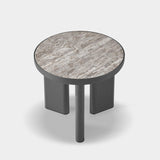 Moab Round Side Table - Harbour - ShopHarbourOutdoor - MOAB-11A-ALBRZ-TRGRE