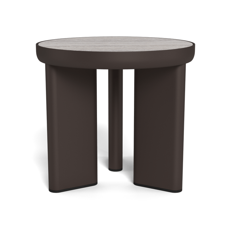 Moab Round Side Table - Harbour - ShopHarbourOutdoor - MOAB-11A-ALBRZ-TRGRE