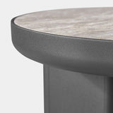 Moab Round Side Table - Harbour - ShopHarbourOutdoor - MOAB-11A-ALBRZ-TRGRE