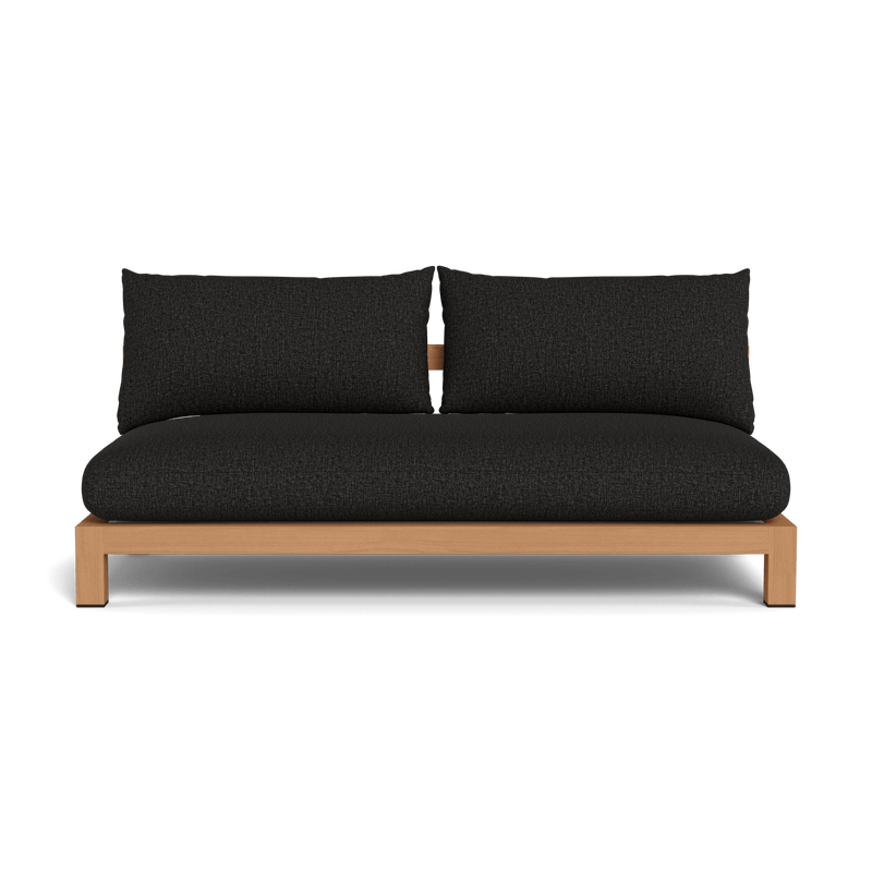 Pacific 2 Seat Armless Sofa - Harbour - ShopHarbourOutdoor - PACI-06B-TENAT-BAWHI-COPMID