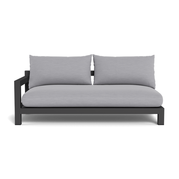 Pacific Aluminum 2 Seat 1 Arm - Harbour - ShopHarbourOutdoor - PACA-06C-ALAST-BASIL-PANCLO