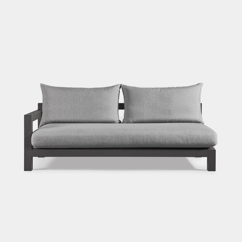 Pacific Aluminum 2 Seat 1 Arm - Harbour - ShopHarbourOutdoor - PACA-06C-ALAST-BASIL-PANGRA