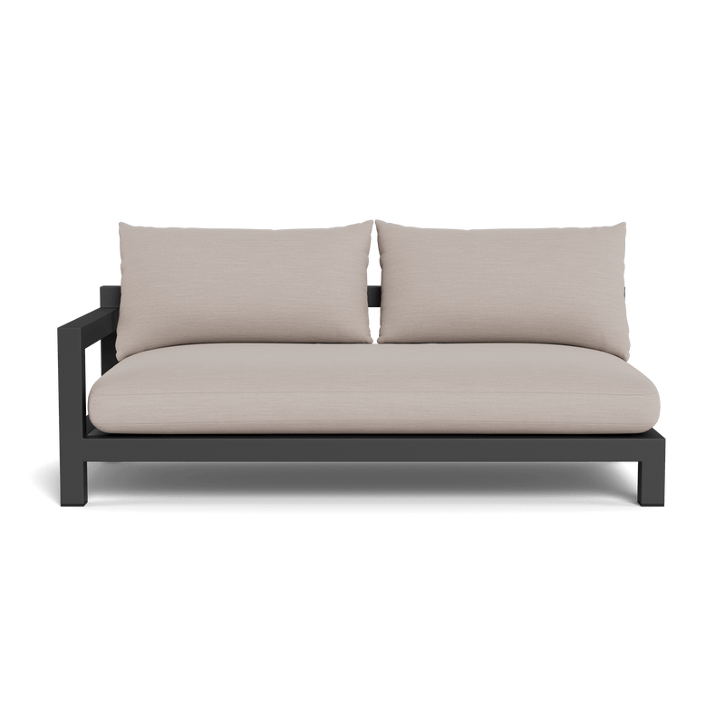 Pacific Aluminum 2 Seat 1 Arm - Harbour - ShopHarbourOutdoor - PACA-06C-ALAST-BASIL-PANMAR