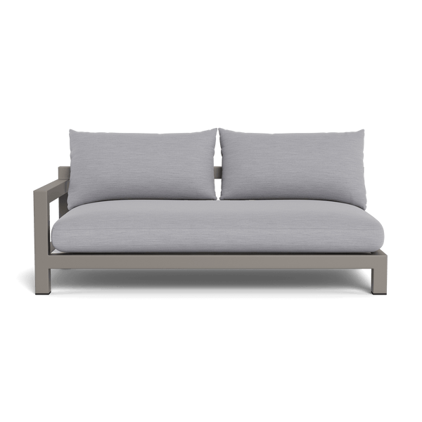 Pacific Aluminum 2 Seat 1 Arm - Harbour - ShopHarbourOutdoor - PACA-06C-ALTAU-BAWHI-PANCLO