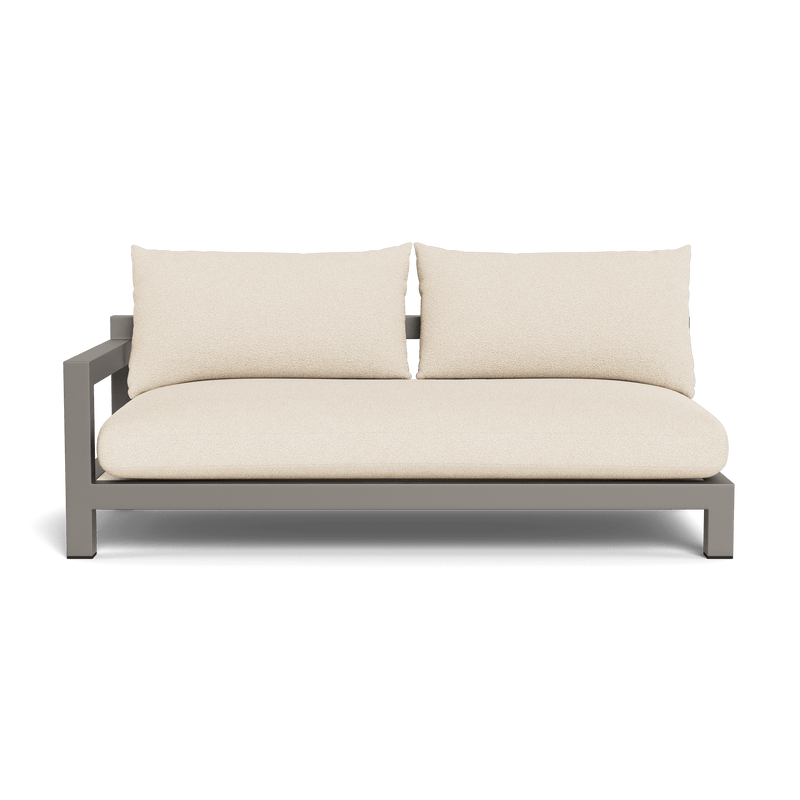 Pacific Aluminum 2 Seat 1 Arm - Harbour - ShopHarbourOutdoor - PACA-06C-ALTAU-BAWHI-RIVSAN