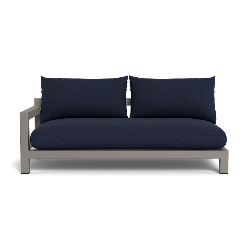 Pacific Aluminum 2 Seat 1 Arm - Harbour - ShopHarbourOutdoor - PACA-06C-ALTAU-BAWHI-SIEIND