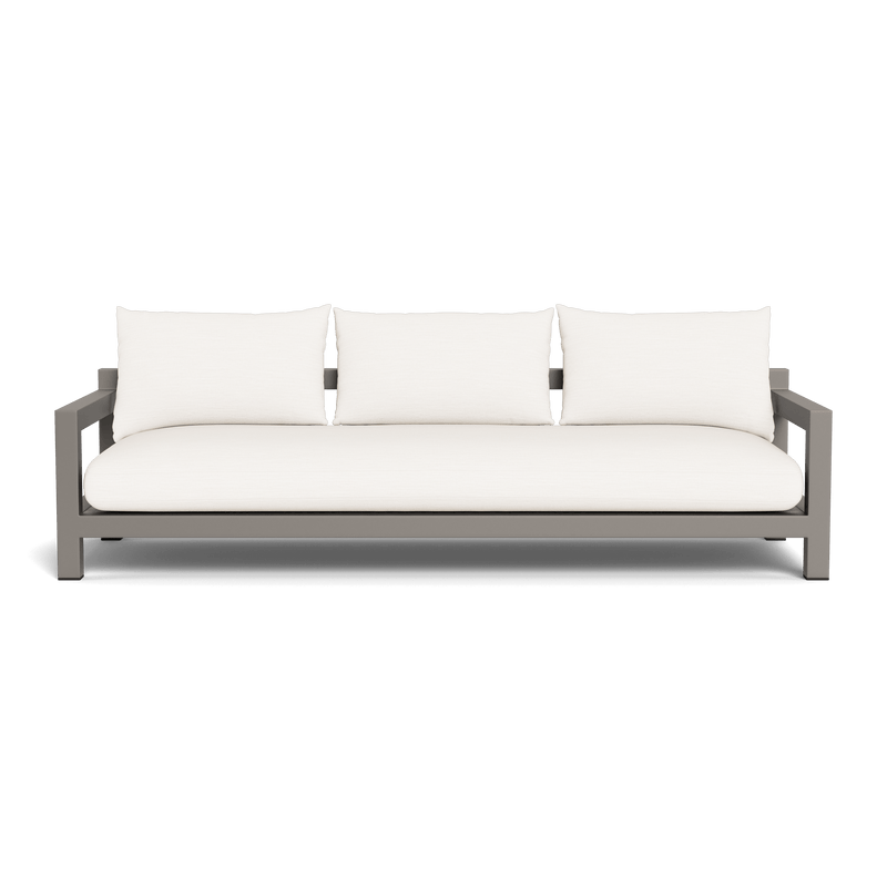 Pacific Aluminum 3 Seat Sofa - Harbour - ShopHarbourOutdoor - PACA-05A-ALTAU-BAWHI-PANBLA