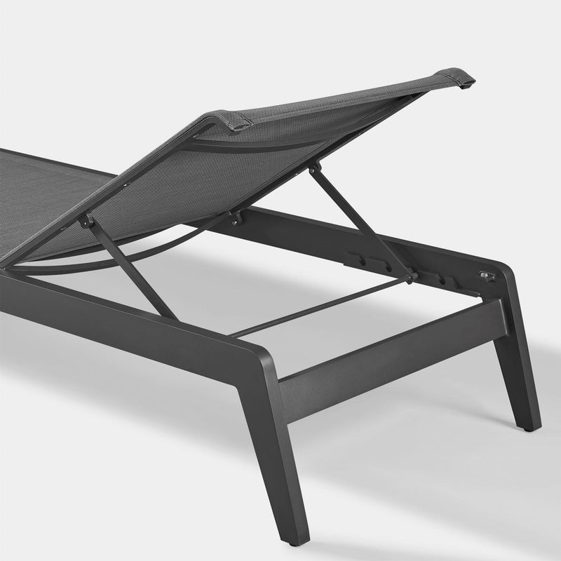 Pacific Aluminum Angled Sun Lounge - Harbour - ShopHarbourOutdoor - PACA-04B-ALAST-BASIL