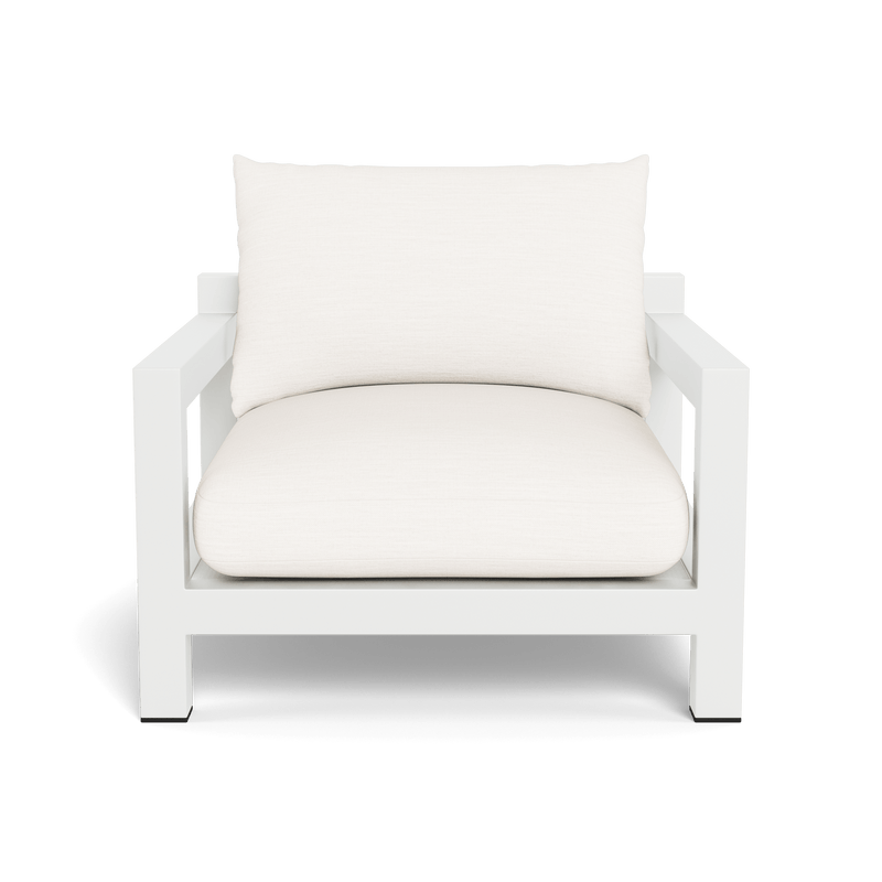 Pacific Aluminum Lounge Chair - Harbour - ShopHarbourOutdoor - PACA-08A-ALWHI-BAWHI-PANBLA