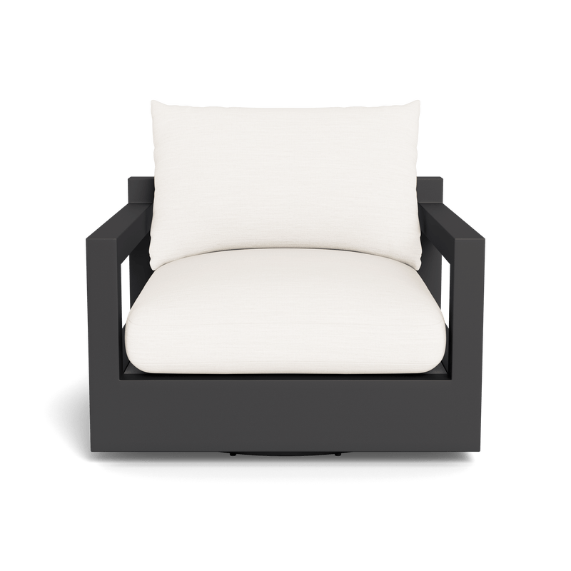 Pacific Aluminum Swivel Lounge Chair - Harbour - Harbour - PACA-08F-ALAST-BASIL-PANBLA