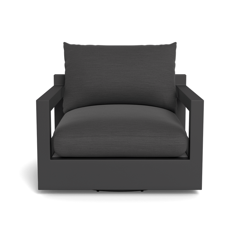 Pacific Aluminum Swivel Lounge Chair - Harbour - Harbour - PACA-08F-ALAST-BASIL-PANGRA