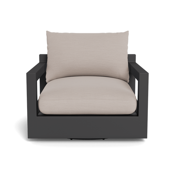 Pacific Aluminum Swivel Lounge Chair - Harbour - Harbour - PACA-08F-ALAST-BASIL-PANMAR