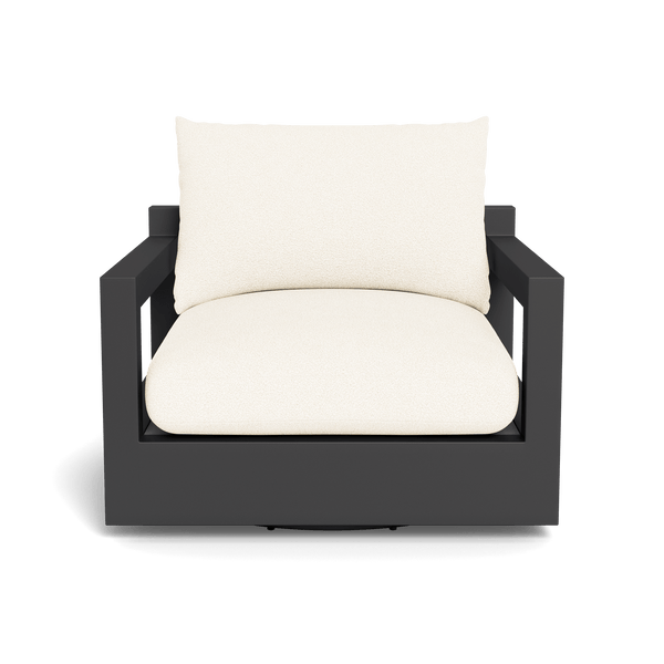 Pacific Aluminum Swivel Lounge Chair - Harbour - Harbour - PACA-08F-ALAST-BASIL-RIVIVO