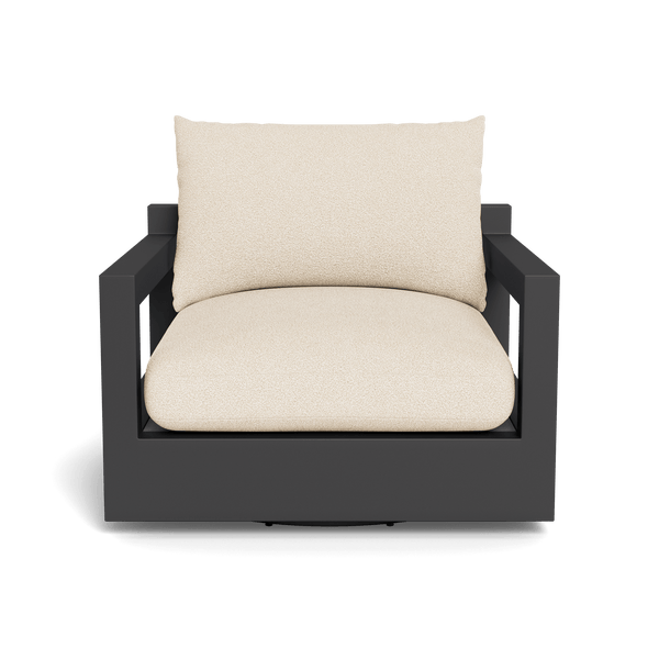 Pacific Aluminum Swivel Lounge Chair - Harbour - Harbour - PACA-08F-ALAST-BASIL-RIVSAN