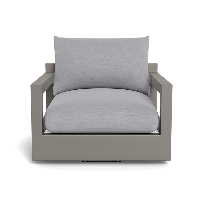 Pacific Aluminum Swivel Lounge Chair - Harbour - Harbour - PACA-08F-ALTAU-BAWHI-PANCLO