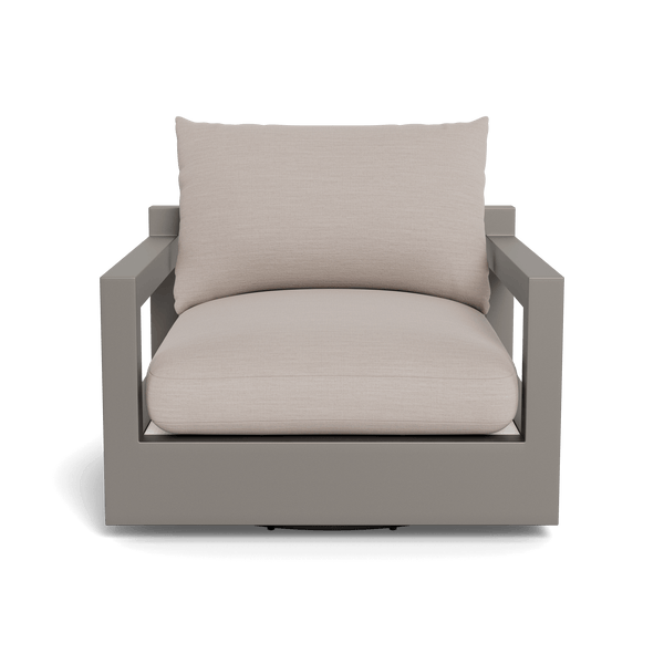 Pacific Aluminum Swivel Lounge Chair - Harbour - Harbour - PACA-08F-ALTAU-BAWHI-PANMAR