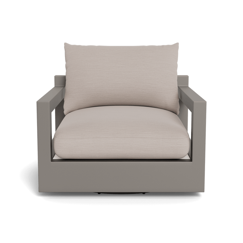 Pacific Aluminum Swivel Lounge Chair - Harbour - Harbour - PACA-08F-ALTAU-BAWHI-PANMAR