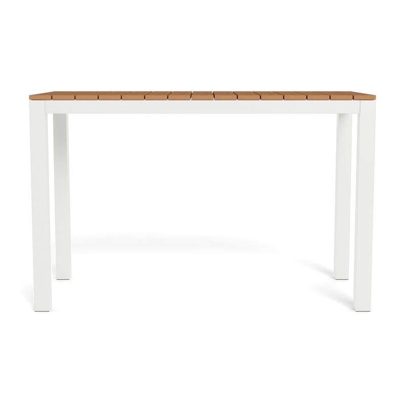 PACIFIC RECTANGLE BAR TABLE - Harbour - ShopHarbourOutdoor - PACI-03M-ALWHI-TENAT