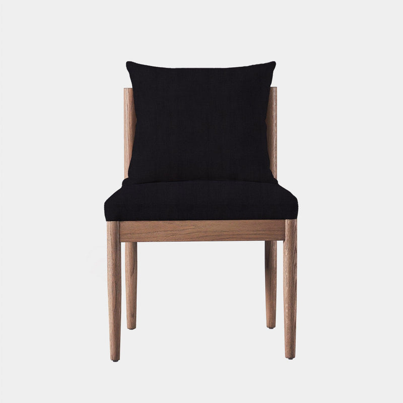 Rozelle Armless Dining Chair - Harbour - ShopHarbourOutdoor - ROZE-01B-FD-OANAT-HBWH